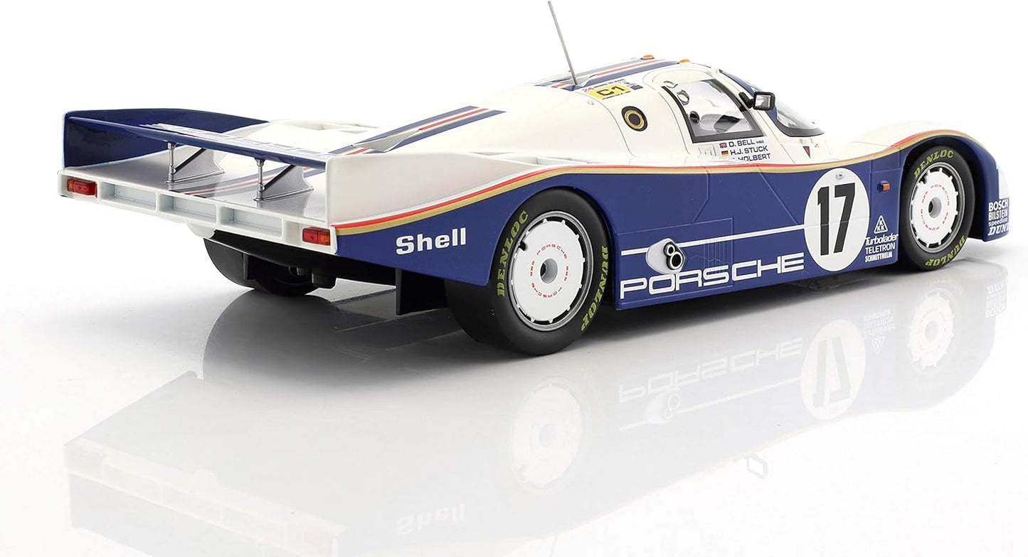 Norev Porsche 962C 2.6L Turbo Team Rothmans Porsche No 17 Winner 24H Le Mans 1987 1:18