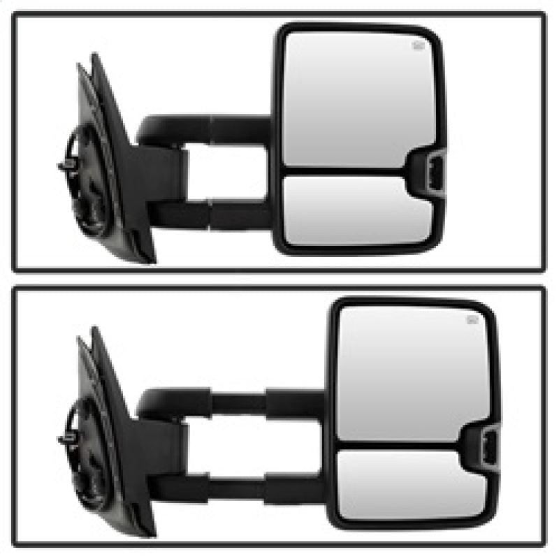 FR SPORT SPYDER xTune Chevy Silverado 07-13 Heated Amber LED Signal Mirrors Chrome...