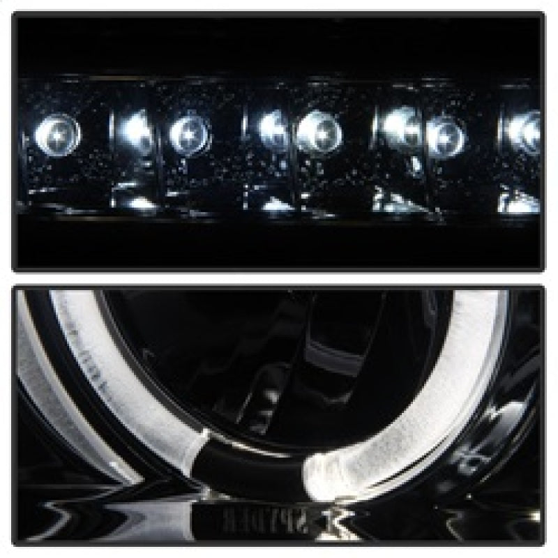 FR SPORT Spyder Toyota Tundra 07-13 Projector Headlights LED Halo LED Smke PRO-YD-TTU07-HL-SM...