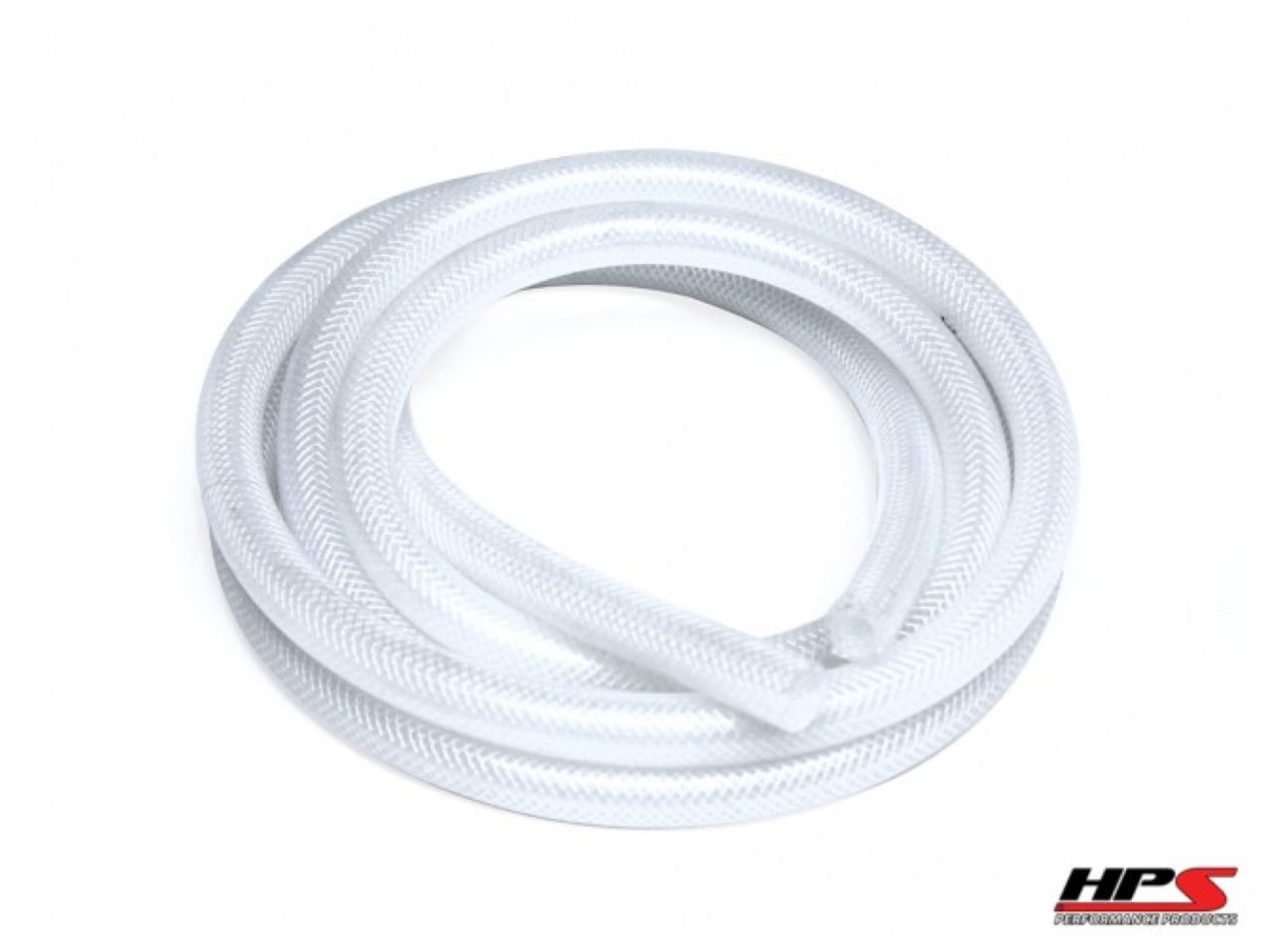 HPS 5/8" ID Clear High Temp Reinforced Silicone Heater Hose Tubing, 16mm ID