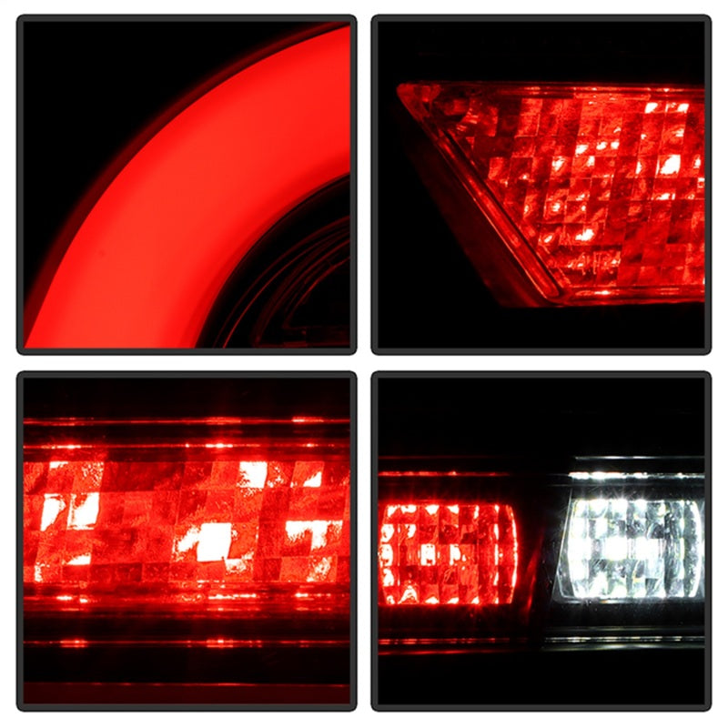SPYDER 03-08 Audi A3 Full LED Tail Lights - Black (ALT-YD-AA303-LED-BK) 5089076