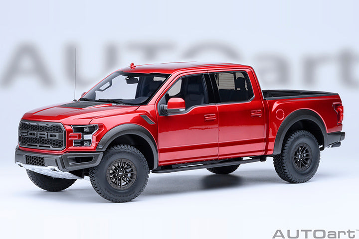 STM Diecast AUTOart 2019 Ford F-150 Raptor Supercrew Ruby Red 1:18