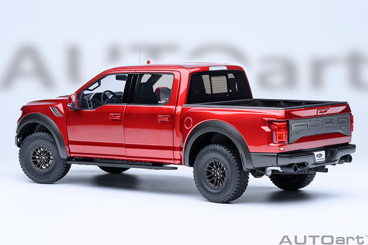 STM Diecast AUTOart 2019 Ford F-150 Raptor Supercrew Ruby Red 1:18 - View 2