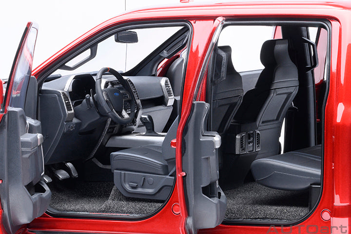 STM Diecast AUTOart 2019 Ford F-150 Raptor Supercrew Ruby Red 1:18 - View 9