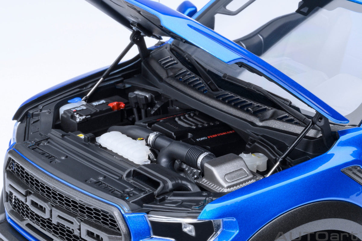 AUTOart 2019 Ford F-150 Raptor Supercrew Velocity Blue 1:18