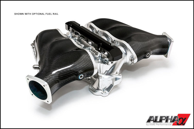 FR SPORT AMS Performance 2009+ Nissan GT-R Alpha Carbon Fiber/Billet Intake Manifold w/Std Fuel...