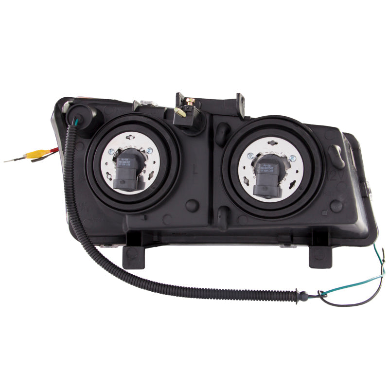 Anzo 2003-2006 Chevrolet Silverado 1500 Projector Headlights w/ U-Bar Black
