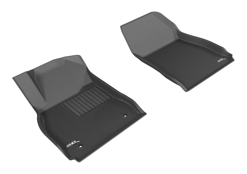 3D MAXpider 2013-2019 Cadillac XTS Kagu 1st Row Floormat - Black L1CD01111509