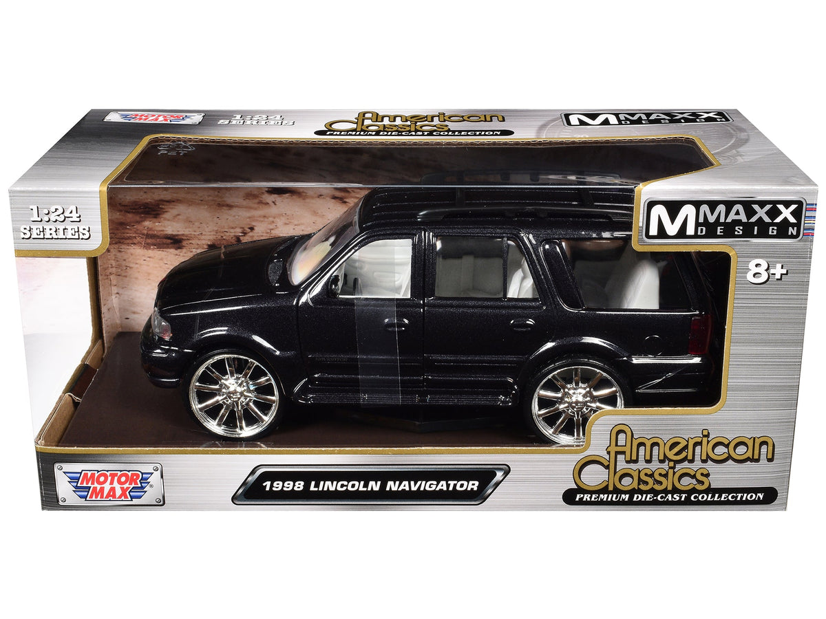 Rapid Vehicles 1998 Lincoln Navigator Black Metallic with White Interior "Maxx Design" "American...