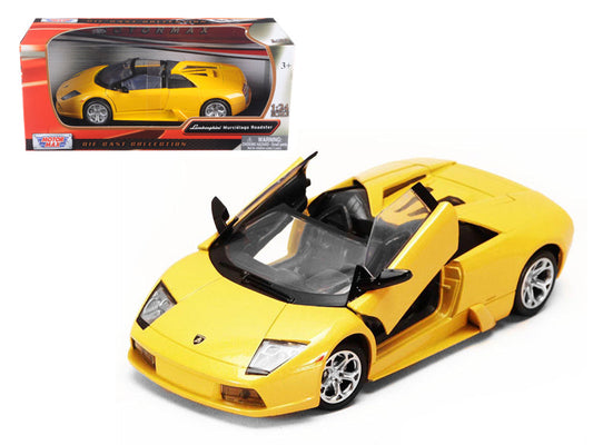 Rapid Vehicles Lamborghini Murcielago Roadster Yellow Metallic 1/24 Diecast Model Car by Motormax...