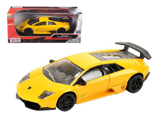 Rapid Vehicles Lamborghini Murcielago LP 670 4 SV Yellow 1/24 Diecast Model Car by Motormax  free...