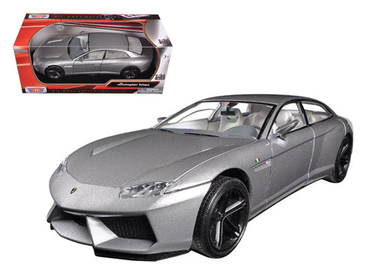 Rapid Vehicles Lamborghini Estoque Grey 1/24 Diecast Model Car by Motormax  free shipping USA
