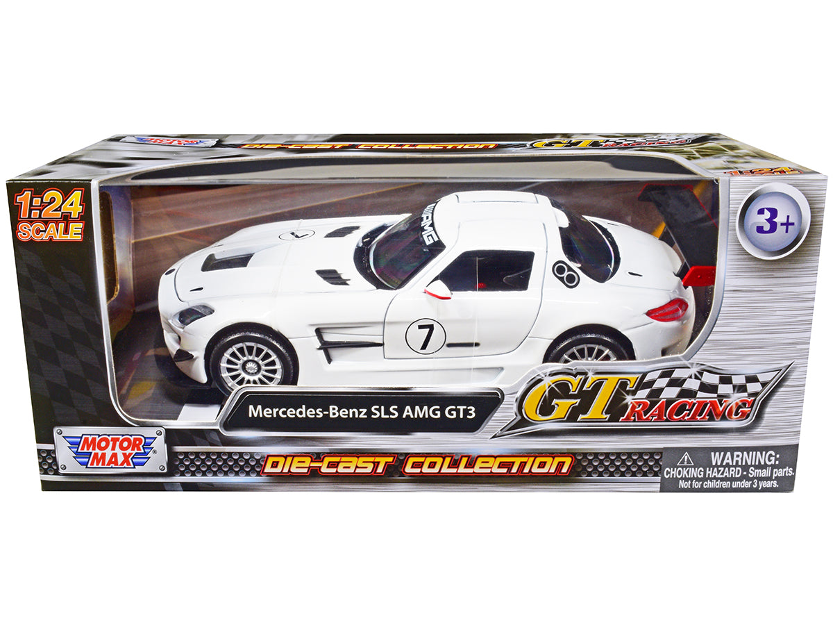 Rapid Vehicles Mercedes-Benz SLS AMG GT3 #7 White "GT Racing" Series 1/24 Diecast Model Car by...