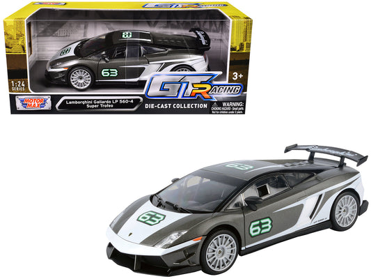 Rapid Vehicles Lamborghini Gallardo LP 560-4 Super Trofeo #63 Gray Metallic and White "GT Racing"...