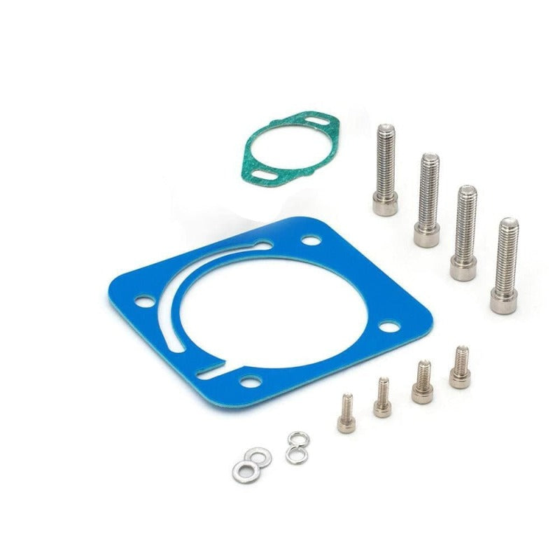 BLOX Racing Honda B/D/H/F Series Engines 76mm Silver Billet Throttle Body V2 BXIM-00205-SI-V2