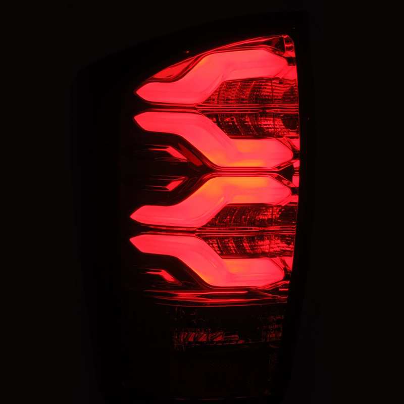 AlphaRex 16-20 Toyota Tacoma PRO-Series LED Tail Lights Jet Black 680010 *Discontinued
