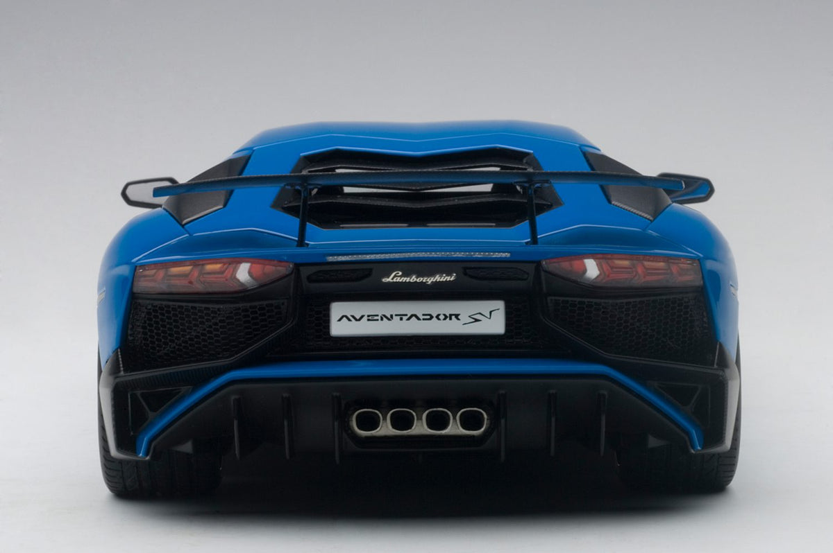 STM Diecast AUTOart 2015 Lamborghini Aventador LP750-4 SV Blu Lemans (Blue) 1:18 - View 6