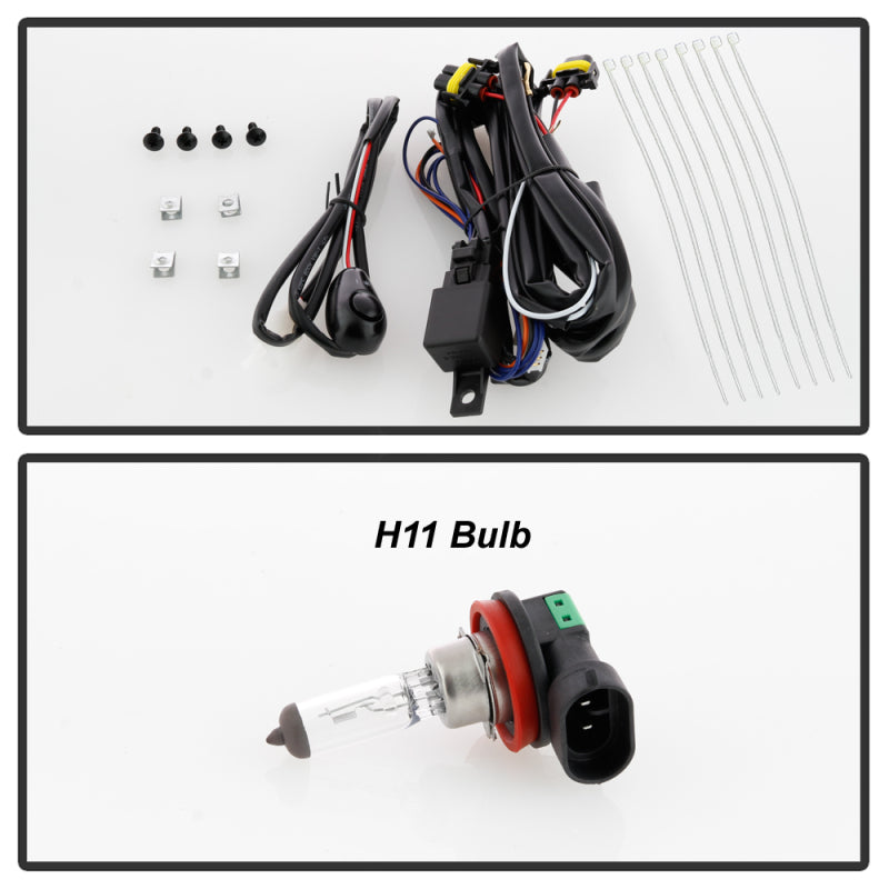 Spyder VW Golf 18-20 OEM Style Fog Lights w/Universal Switch - Clear (FL-VG2018-C) 5087157