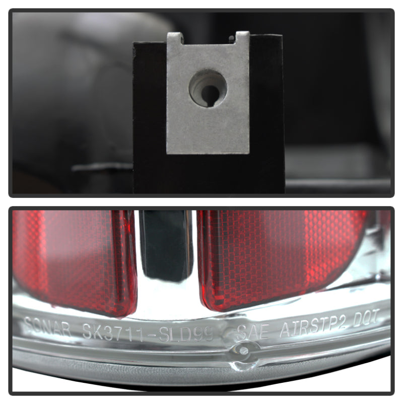 Spyder Chevy Silverado 1500/2500 99-02 (Not Stepside) Euro Style Tail Lights Chrm ALT-YD-CS99-C 5001993