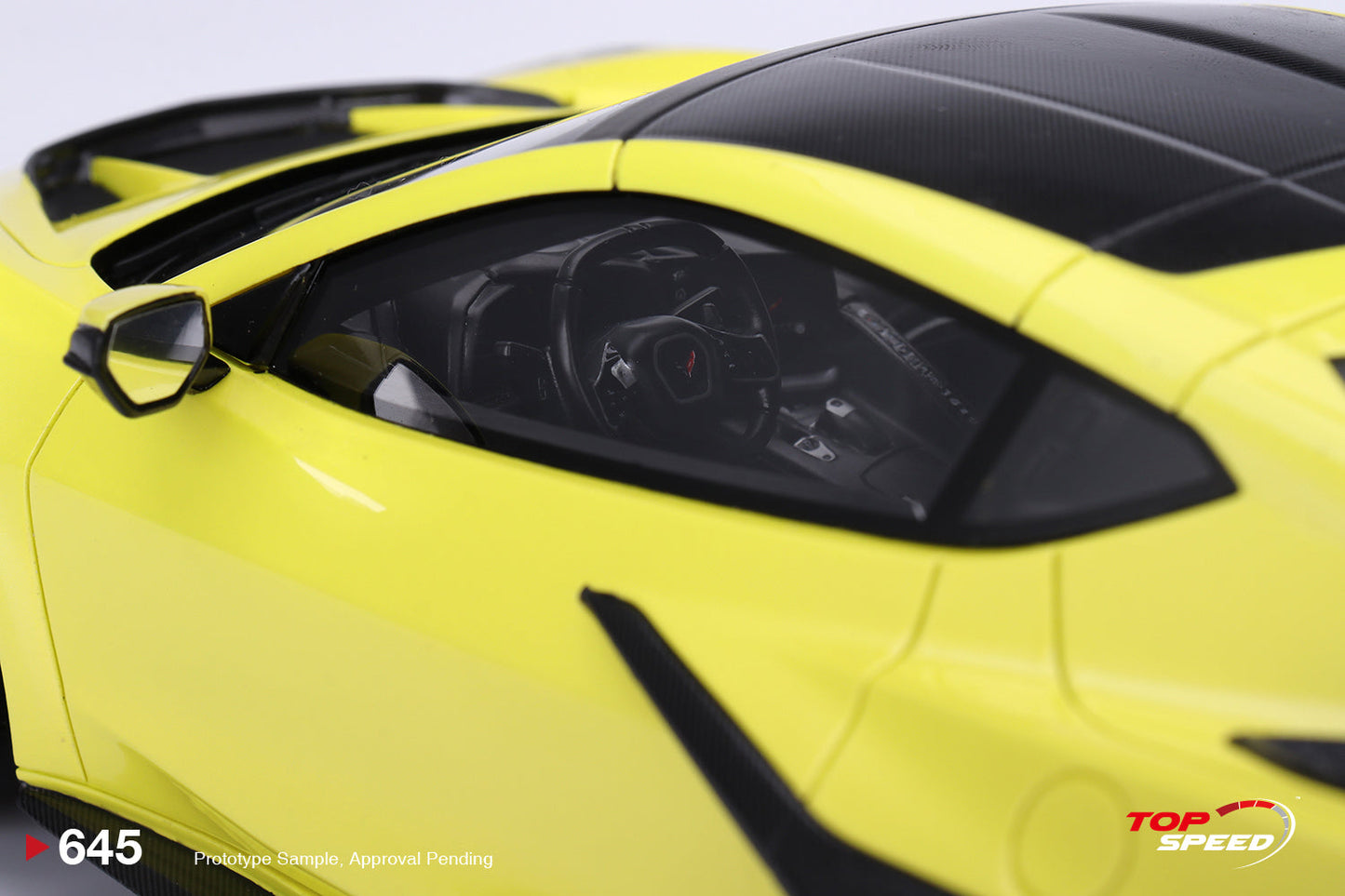 Topspeed 2025 Chevrolet Corvette ZR1 Accelerate Yellow Metallic 1:18
