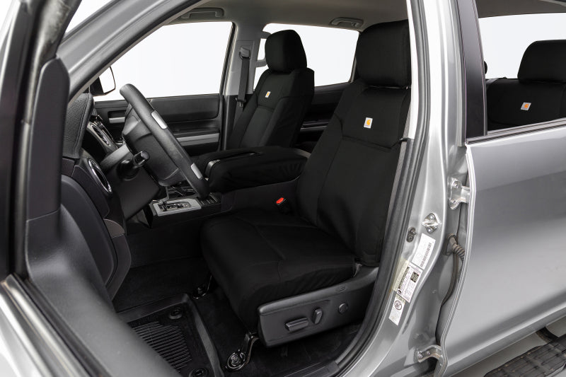 Covercraft 93-98 Ford Econoline Carhartt Super Dux PrecisionFit Custom Front Row Seat Covers - Black GTF180COBK