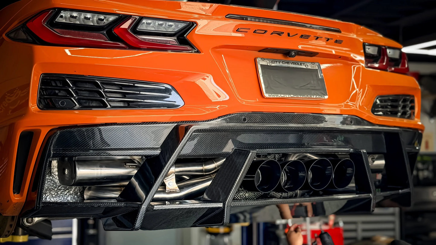 Competition Carbon Z07R SC Exhaust | Sport Classic for C8 Z06, Z51, eRay