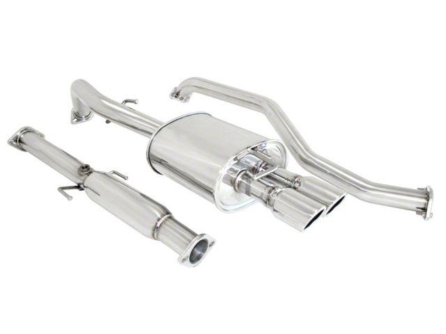 Megan Racing Cat Back Exhaust System for 2005-2009 Kia Spectra 4DR - Dual Stainless Tips MR-CBS-KS05-OE