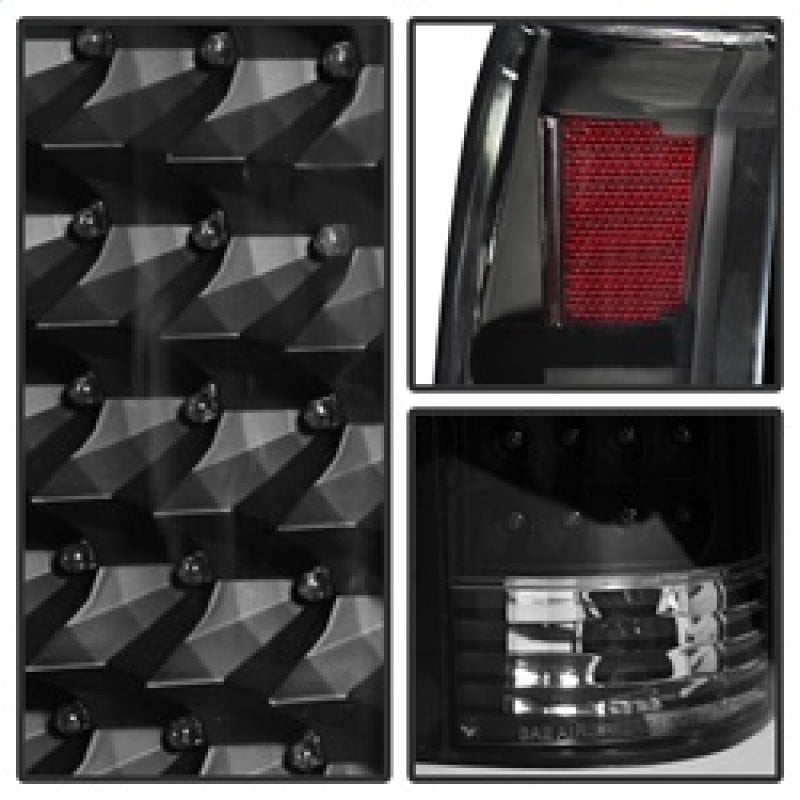 FR SPORT SPYDER Xtune Yukon Denali 99-00 LED Tail Lights Black ALT-JH-CCK88-LED-BK 9022449 - View 5