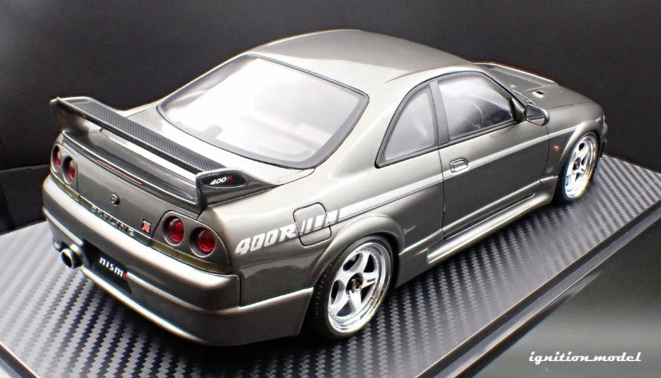 Ignition-Model Nissan Skyline GT-R 400r R33 (BCNR33) RHD Dark Grey Metallic 1:18