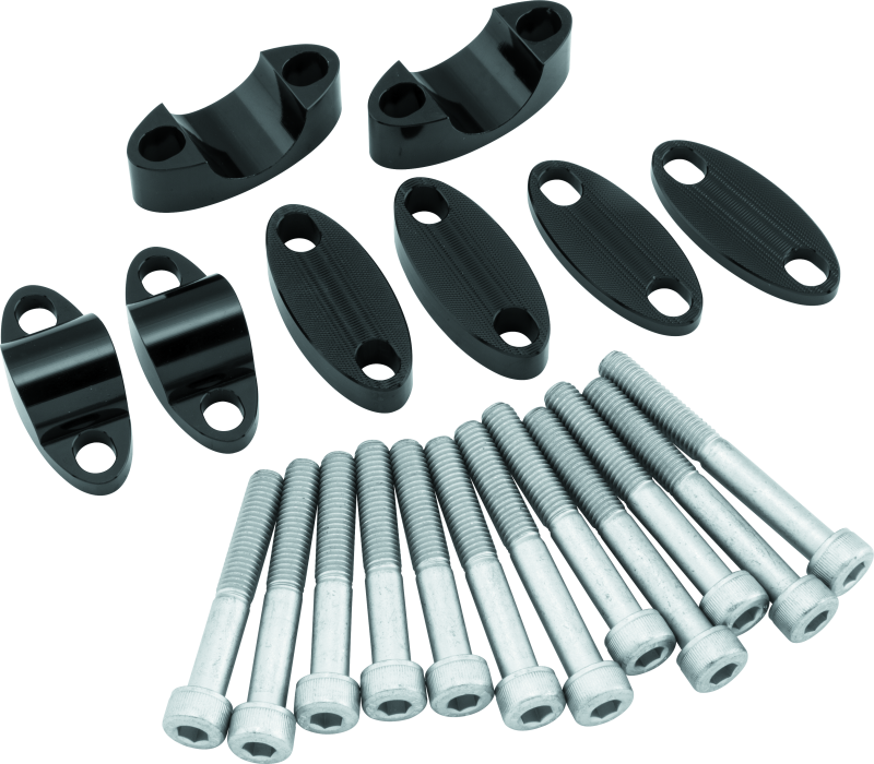 BikeMaster Aluminum Handlebar Riser 1in - Black 152269