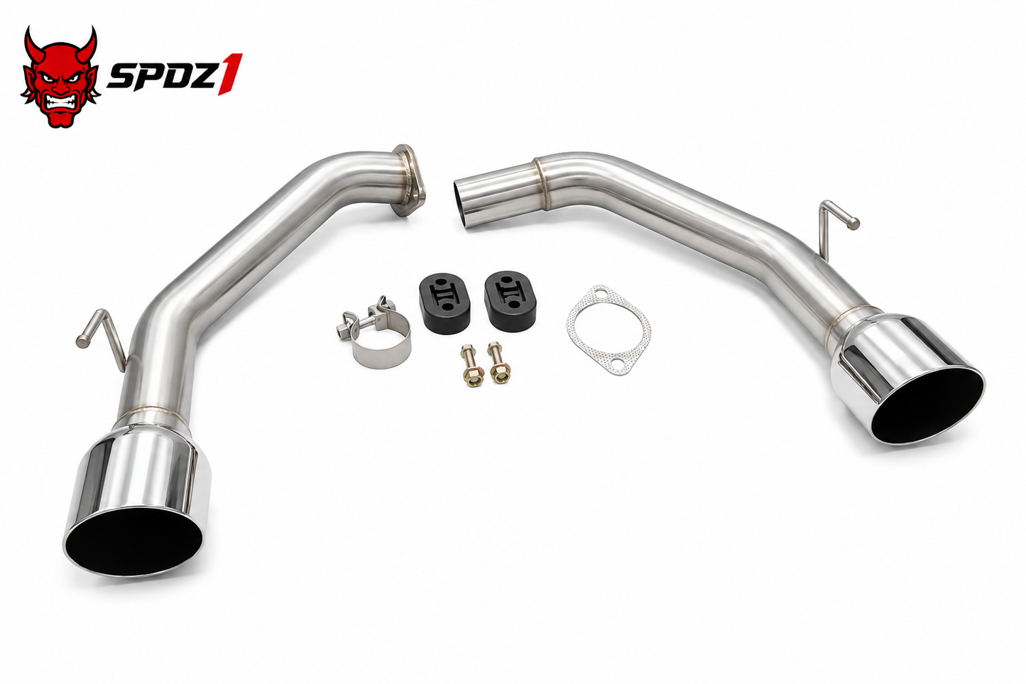 SPDZ1 Axle-Back Muffler Delete Exhaust — 2022+ Honda Civic 1.5T & 2023+ Acura Integra 1.5T