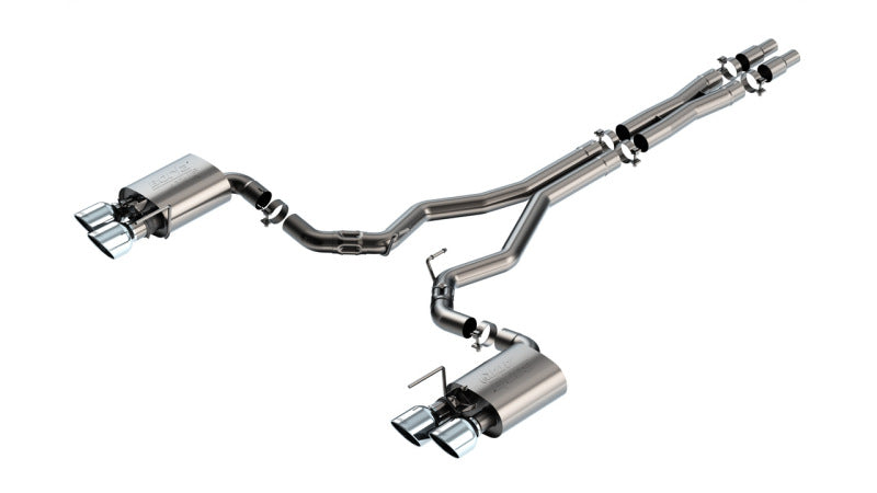 Borla 2024 Ford Mustang Dark Horse 5.0L V8 w/ Active Exhaust ATAK Cat-Back Exhaust System 140965
