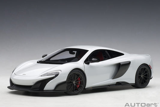 STM Diecast AUTOart 2016 Mclaren 675LT Coupe Silica White 1:18
