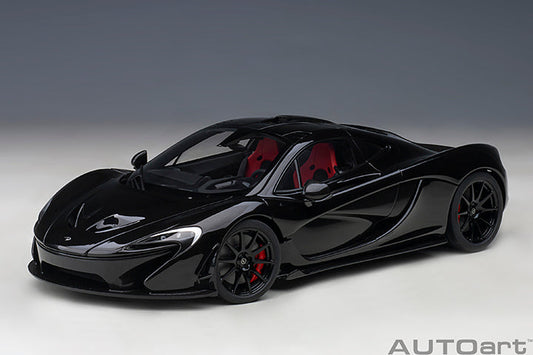 STM Diecast AUTOart 2013 Mclaren P1 Fire Black w/ Red Interior 1:18