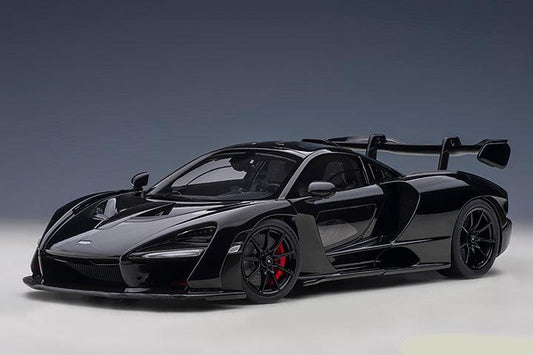 STM Diecast AUTOart Mclaren Senna Stealth Cosmos Black 1:18