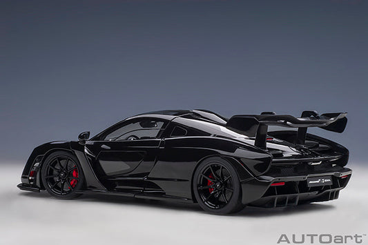 STM Diecast AUTOart Mclaren Senna Stealth Cosmos Black 1:18 - View 2