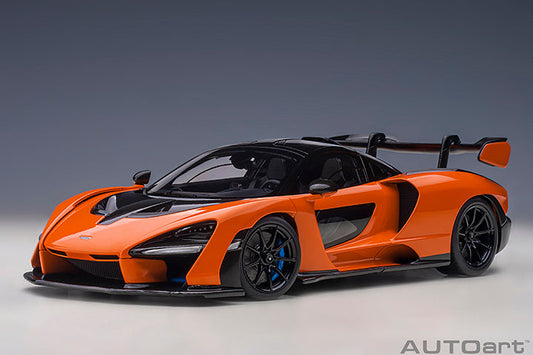STM Diecast AUTOart Mclaren Senna Trophy Mira Orange 1:18