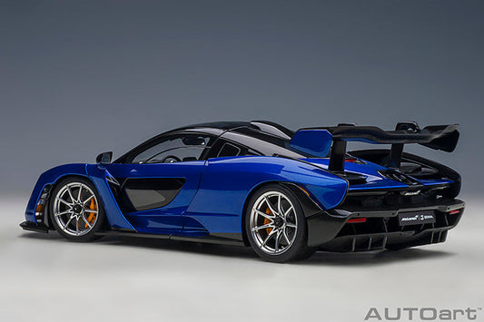STM Diecast AUTOart Mclaren Senna Trophy Kyanos Blue 1:18 - View 2