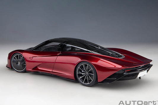 STM Diecast AUTOart Mclaren Speedtail Volcano Red 1:18 - View 2