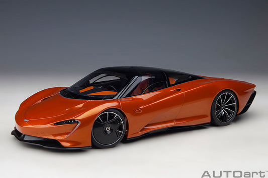 STM Diecast AUTOart Mclaren Speedtail Volcano Orange 1:18