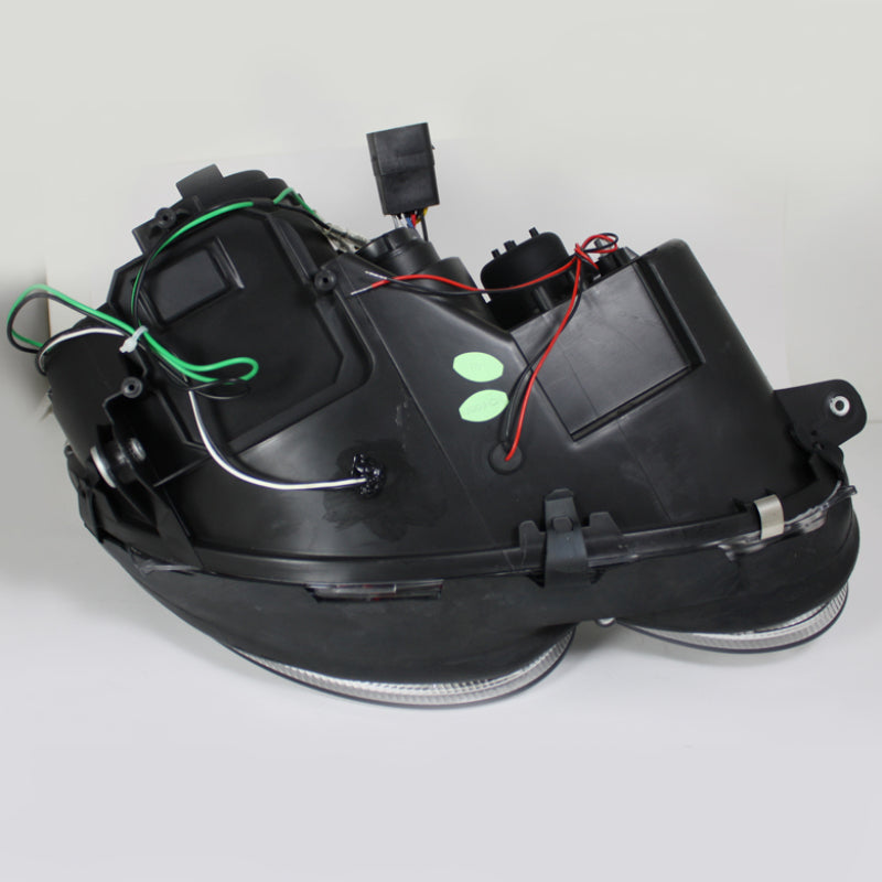FR SPORT Spyder Mercedes Benz CLK 03-09 Projector Halogen Model- LED Halo DRL Chrm...