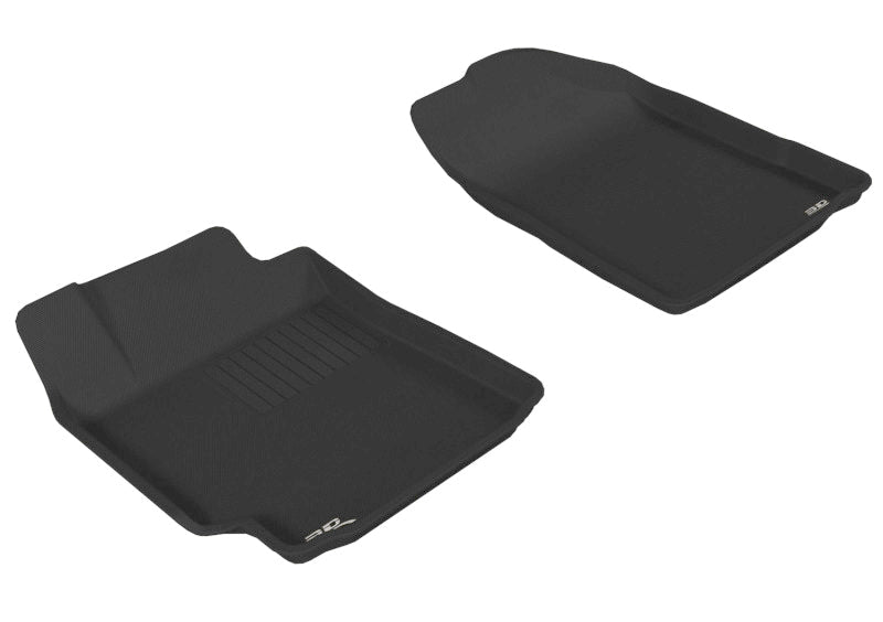 3D MAXpider 2007-2011 Toyota Camry Kagu 1st Row Floormat - Black L1TY00411509