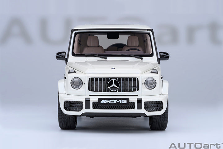 AUTOart 2019 Mercedes-Benz G63 AMG 4x4 G-Class Designo Brilliant White 1:18