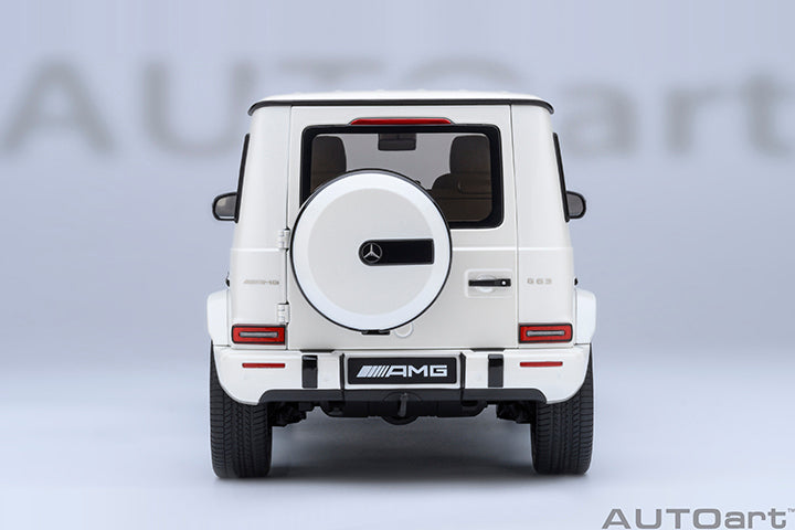 AUTOart 2019 Mercedes-Benz G63 AMG 4x4 G-Class Designo Brilliant White 1:18