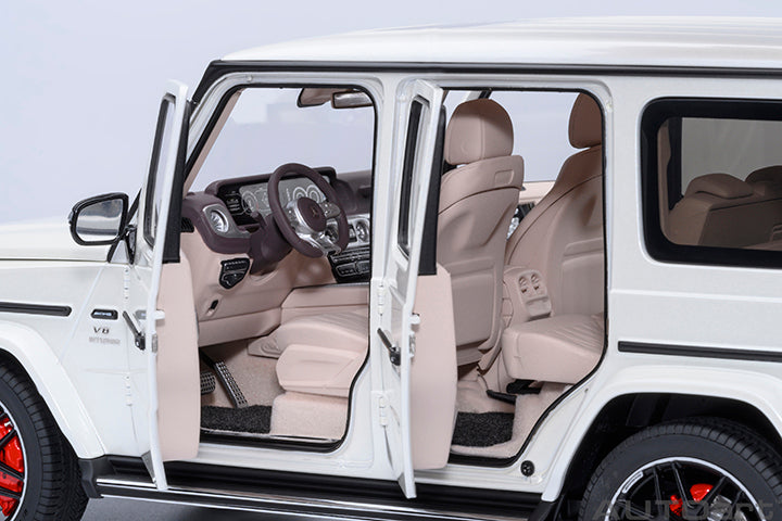 AUTOart 2019 Mercedes-Benz G63 AMG 4x4 G-Class Designo Brilliant White 1:18