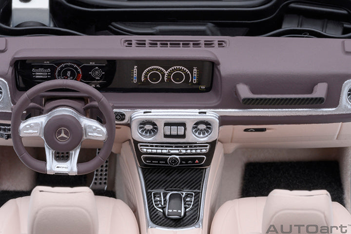 AUTOart 2019 Mercedes-Benz G63 AMG 4x4 G-Class Designo Brilliant White 1:18
