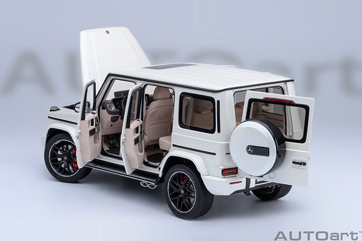 AUTOart 2019 Mercedes-Benz G63 AMG 4x4 G-Class Designo Brilliant White 1:18