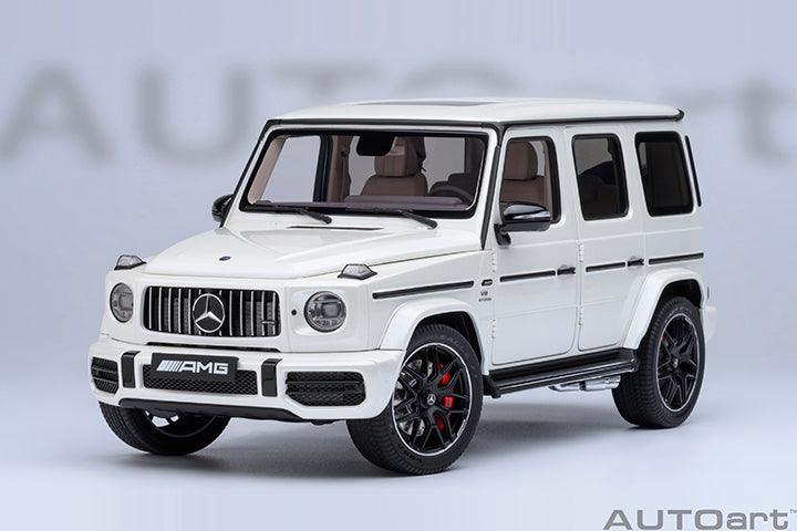 AUTOart 2019 Mercedes-Benz G63 AMG 4x4 G-Class Designo Brilliant White 1:18