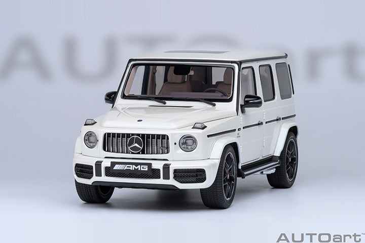 AUTOart 2019 Mercedes-Benz G63 AMG 4x4 G-Class Designo Brilliant White 1:18