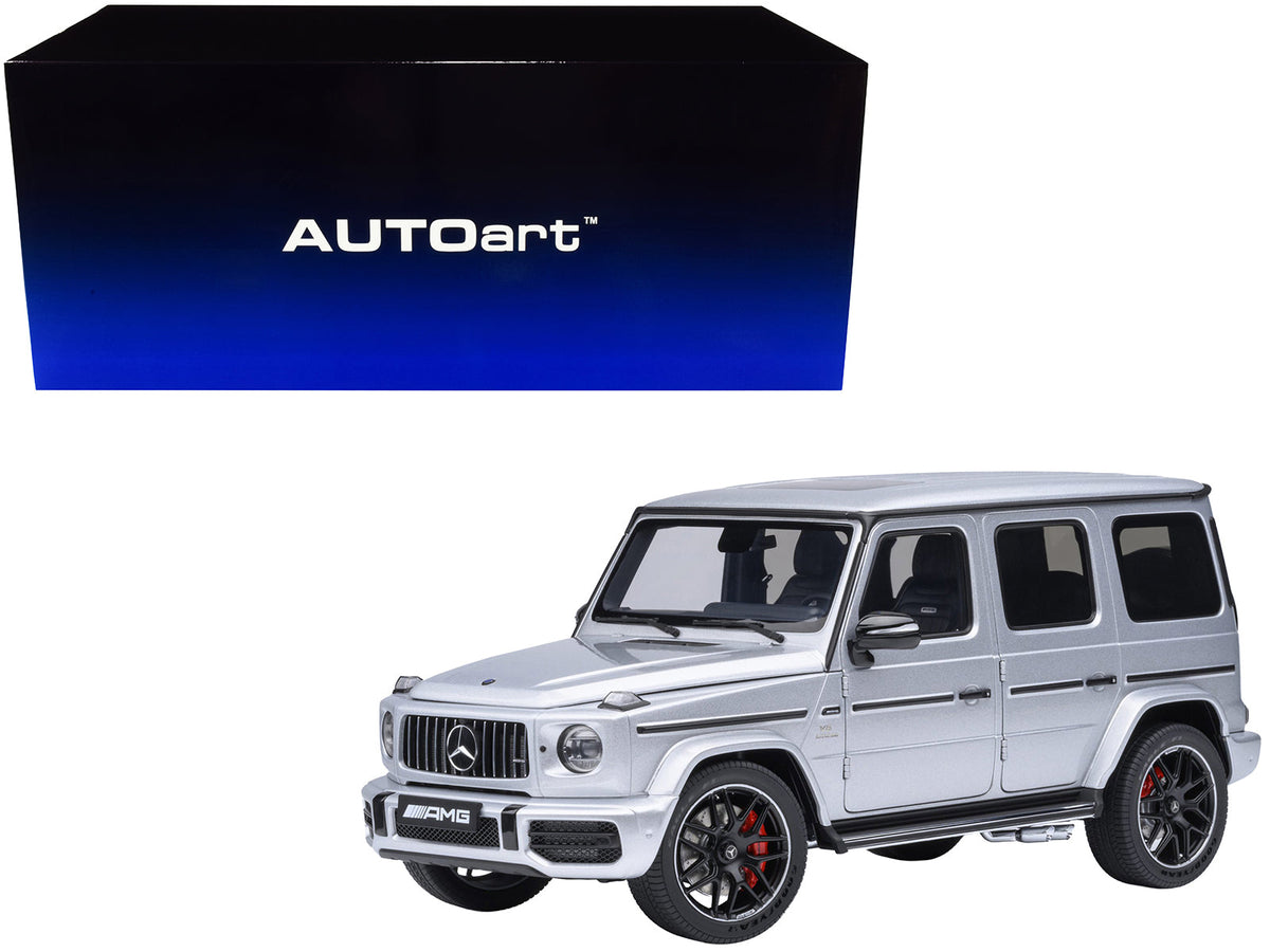Rapid Vehicles 2019 Mercedes-Benz AMG G63 Iridium Silver Metallic 1/18 Model Car by Autoart  free...